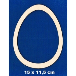 Jajko obręcz 15x11,5cm / SKLEJKA #3mm